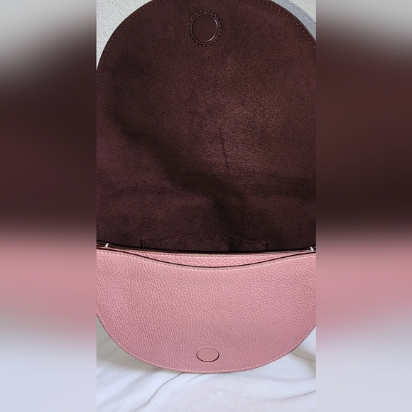 Coach Bubble Gum Pink Ellen Crossbody Bag w/ Scarf - Picture 7 of 10